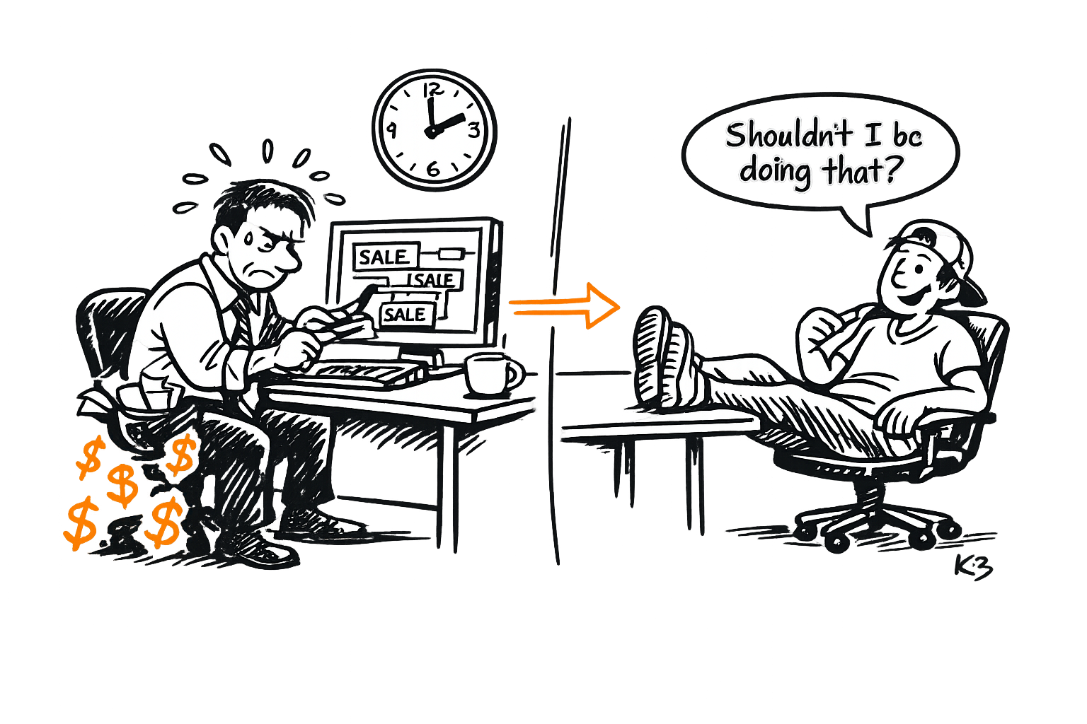 Who is doing the work